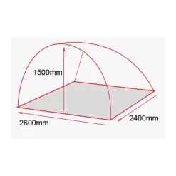 ABRI TRAKKER TEMPEST BROLLY 100T -Trakker abri trakker tempest brolly 100t z 2036 203600 3