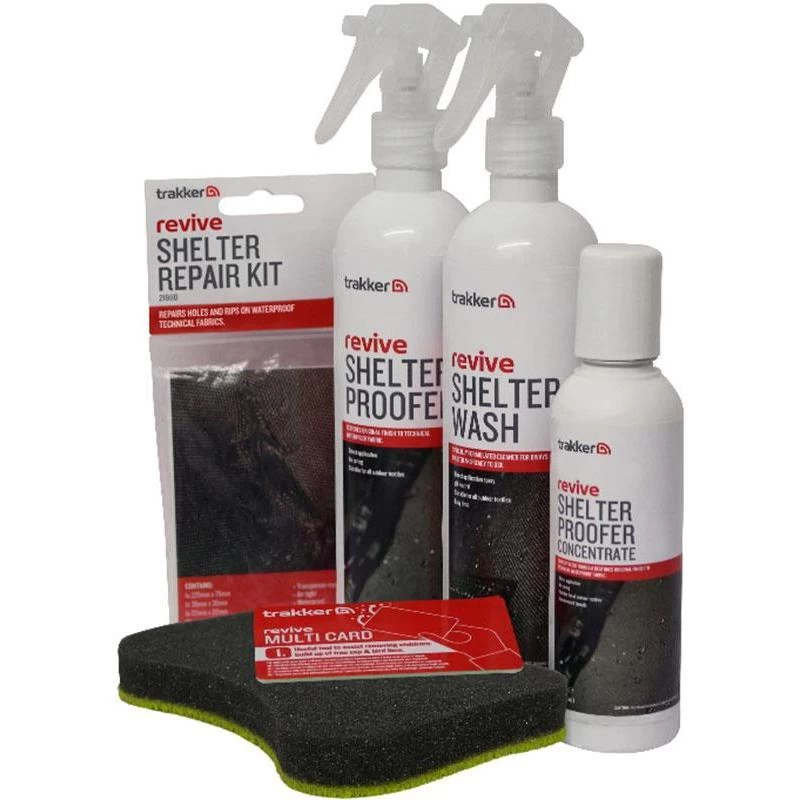 KIT D’ENTRETIEN TRAKKER REVIVE SHELTER COMPLETE CARE KIT 1 KIT D’ENTRETIEN TRAKKER REVIVE SHELTER COMPLETE CARE KIT