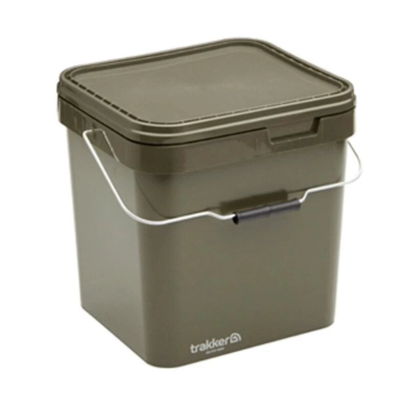 Trakker - 17ltr. Olive Square Container 1 Trakker - 17ltr. Olive Square Container